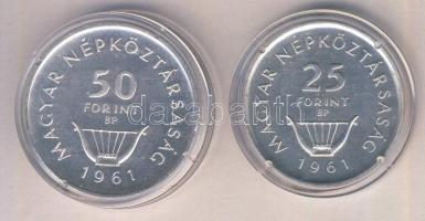 1961. 25Ft Ag + 50Ft Ag "Liszt" pár T:P