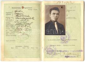 1926 Puhafedeles magyar útlevél / Hungarian passport