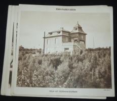 cca 1930 Érd-Parkváros 11 darab nagyméretű ismertető kép 20x18 cm
