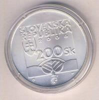 Szlovákia 2006. 200K Ag "Kuzmány" T:1
Slovakia 2006. 200 Korun Ag "Kuzmány" C:Un...