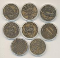 Lebó Ferenc (1960-) 1993-1995. "Magyarok Őstörténete és Honfoglalása Emlékérem Sorozat" 8d...