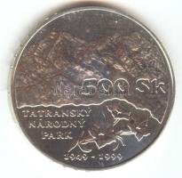 Szlovákia 1999. 500K Ag "Tátra Nemzeti Park" T:BU Slovakia 1999. 500 Korun Ag "Low Tatras National Park" C:BU
