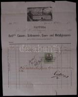 1871 Vasgyári fejléces számla