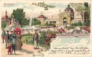 Budapest Iparcsarnok litho (Rb)