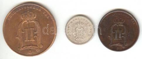 Svédország 1875. 2Ö + 1874. 5Ö + 1890. 10Ö Ag T:2,2-,3
Sweden 1875. 2 Ore + 1874. 5 Ore + 1890. 10 O...