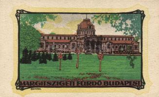 Budapest XIII. Margitszigeti fürdő - A Magyar Földrajzi Intézet kiadása s: Szekeres