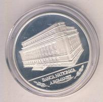 Románia 1997. "Román Nemzeti Bank" Ag (0.925) emlékérem (31,1g/32mm) T:PP Csak 3000db! Romania 1997. "Romanian National Bank" Ag (0.925) medallion (31,1g/32mm) C:PP Only 3000 examples!