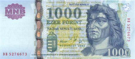 2005. 1000Ft "DB" T:I