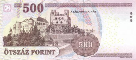 2007. 500Ft "EA" (2x) egymás utáni sorszámmal + 2007. 500Ft "EC" T:I