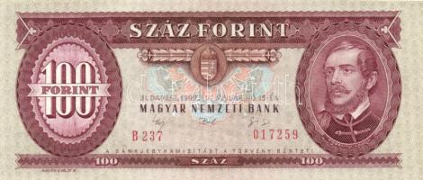 1949. 10Ft + 1962. 10Ft + 100Ft (2x) egymás utáni sorszámmal + 1975. 20Ft + 1980. 20Ft + 1992. 100Ft...