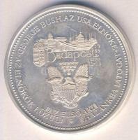 Bozó Gyula (1913-2004) / Szabó Géza (1939-) 1989. "George Bush látogatása Magyarországon" ...