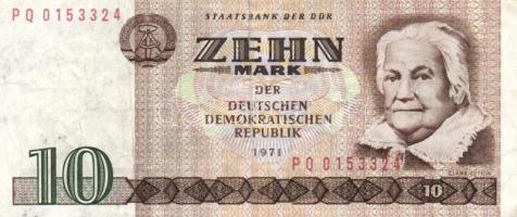 NDK 1971. 10M (3x) + 50M (2x) + 1975. 5M (2x) + 20M (2x) mind klf széria T:II-,III
GDR 1971. 10 Mark...