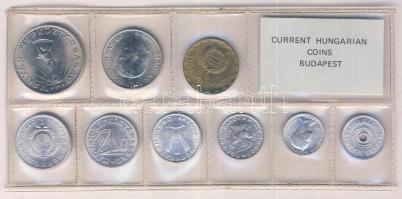 1981. 2f-10Ft 9db klf érmés forgalmi sor fóliatokban T:1