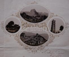 1882 Dekoratív levélpapír a Szentföldről