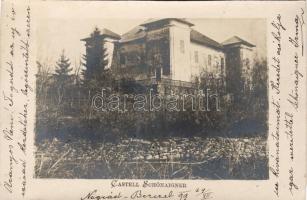 1899 Nógrád-Berczel Schönaigner Schloß
