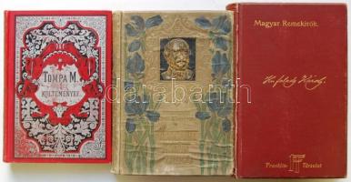 Klasszikus magyar költők (Vörösmarty Mihály, Tompa Mihály, Gyöngyösi István, Kisfaludi Károly) művei...