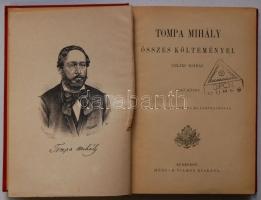 Klasszikus magyar költők (Vörösmarty Mihály, Tompa Mihály, Gyöngyösi István, Kisfaludi Károly) művei...