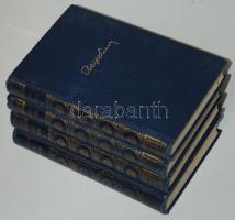 Petőfi Sándor munkái I-IV. (Élő Könyvek - Magyar Klasszikusok) Bp., é.n., Franklin-Társulat. Kiadói,...