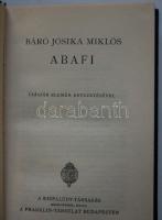 Báró Jósika Miklós: Abafi. (Élő Könyvek - Magyar Klasszikusok sorozat) Bp., é.n., Franklin-Társulat. Kiadói aranyozott egészvászon kötésben, jó állapotban