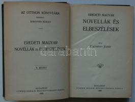 Eredeti Magyar Novellák és Elbeszélések V: Majthényi József. Bp., 1908, Phönix Irodalmi Rt. Kiadói s...