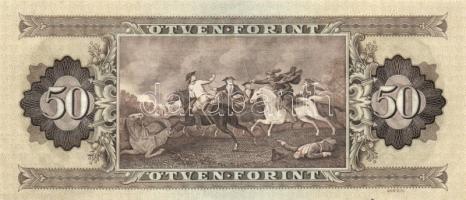 1975. 50Ft (4x) egymás utáni és egyugrású sorszámmal T:I