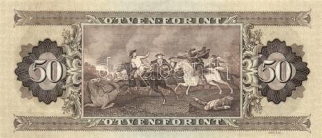 1975. 50Ft (4x) egymás utáni és egyugrású sorszámmal T:I