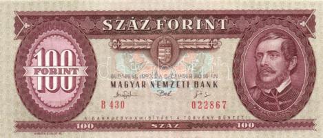 1993. 100Ft (3x) egymás utáni sorszámmal T:I