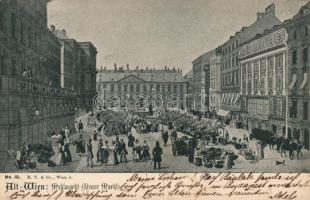 1899 Vienna market place