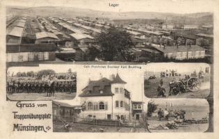 Münsingen military barracks, practice field (small tear)