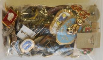 Zacskónyi jelvény és kitüntetés, közte több zománcozott darab is, főleg a szocializmus idejéből T:ve...