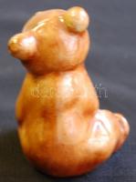 Jelzett porcelán maci  /  Chinaware duck figure 8 cm