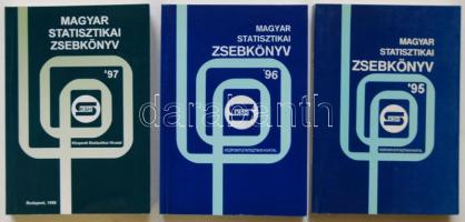 Magyar Statisztikai Zsebkönyv 1995, 1996, 1997. Bp., Központi Statisztikai Hivatal