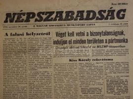 Népszabadság 1956. nov. 28- dec. 9-ig, dec 3. hiányzik 11. lapszám