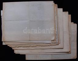 15db katonai térkép az I. világháborúból, többségüket használták is