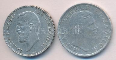 Románia 1912. 1L Ag + 1942. 200L Ag T:2-,3
Romania 1912. 1 Leu Ag + 1942. 200 Lei Ag C:VF,F