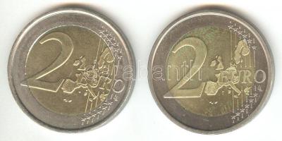 Belgium 2005. 2€ "Belga-luxemburgi gazdasági unió" + Luxemburg 2006. 2€ "Főherceg és örököse" T:2 Belgium 2005. 2 Euro "Economic union" + Luxembourgh 2006. 2 Euro "Henri and Adolf" C:XF