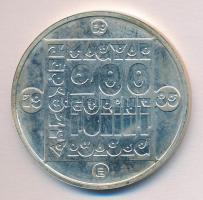 1985. 200Ft Ag "Természetvédelem-mocsári teknős" T:BU