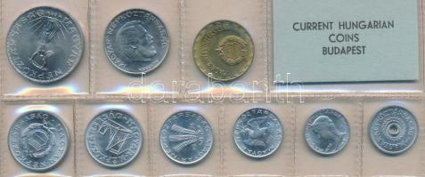 1978. 2f-10Ft 9db klf érmés forgalmi sor fóliatokban T:1