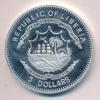 Libéria 2009. 5$ ezüstözött Cu "Nagy Hadvezérek / Savoyai Jenő" T:PP csak 2000db! Liberia 2009. 5 Dollars silver plated Cu "The Greatest Warlords of History / Eugen von Savoyen" T:PP only 2000 examples!