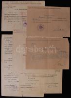 1939 Gépjármű-rekvirálási papírok 3 db