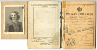 5 db érdekes nagyrészt háború előtti igazolvány MNB pénzbeszedő, hajós szakszervezet