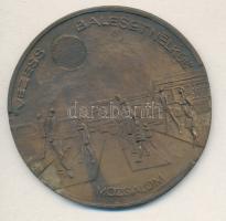 Rácz Edit (1936-) 1972. "Vezess Baleset Nélkül Mozgalom" Br emlékplakett (94mm) dísztokban T:2