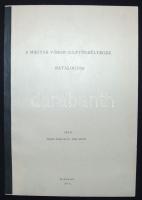1973 Kaptai Antal - dr. Kiss István: A magyar városi illetékbélyegek katalógusa. Bp., Magyar Bélyeggyűjtők Országos Szövetsége