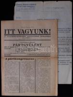 1939 Szociáldemokrata újság és igazolvány