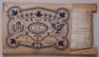 cca 1920 100m selyemcérna kötegben, eredeti csomagolásban