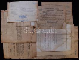 1953 10 db kitelepítéssel kapcsolatos okmány