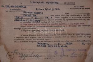 1953 10 db kitelepítéssel kapcsolatos okmány