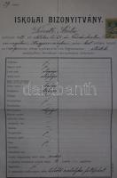 1852-1949 34db-os okmányhagyaték 15db magyar és 7db csehszlovák okmánybélyeggel