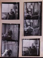 cca 1960 Tímár József színész és Darvas József író eredeti MTI sajtófotók és riportszöveg össz 30 fo...