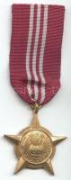 India 1971. "Paschimi csillag" aranyozott Cu kitüntetés szalaggal T:2 India 1971. "Pashchimi Star" gilt copper decoration with ribbon C:XF
